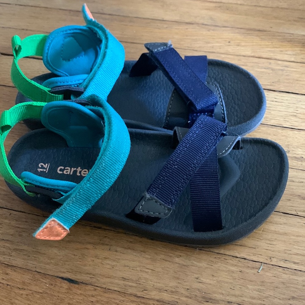 Carter’s toddler boy sandals size 12